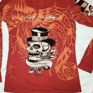 Vintage Ed Hardy long sleeve Shirt